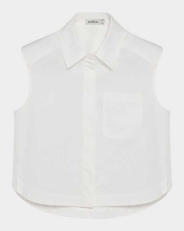 Winslow Cropped Cotton Shirt